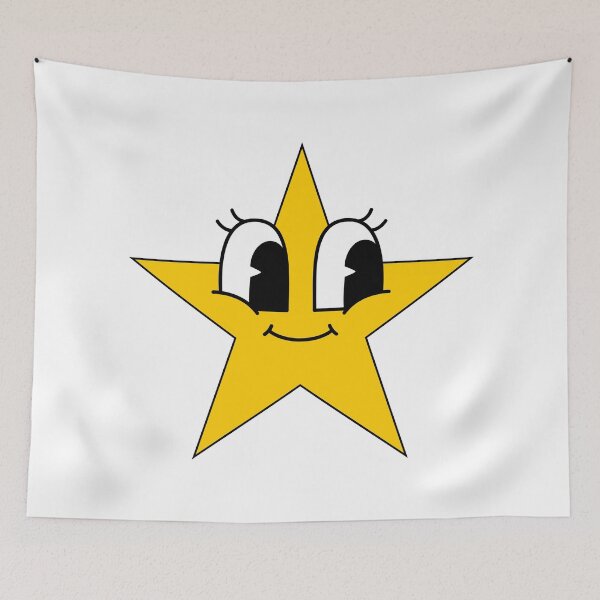 Item preview, STAR, Cute Star With Chubby Cheeks designed and sold by larissa-myrie.
