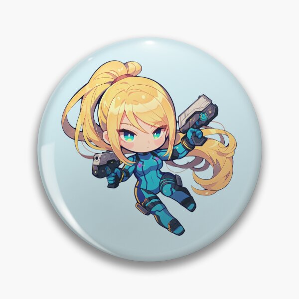 Item preview, La adorable Samus Aran Chibi con traje Zero designed and sold by ChibiFortune.