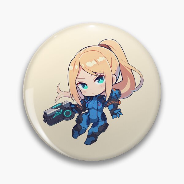 Item preview, La adorable Samus Aran Chibi con traje Zero designed and sold by ChibiFortune.