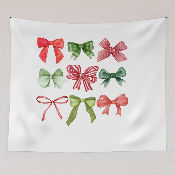 Item preview, Christmas Coquette Bows designed and sold by randomolive.