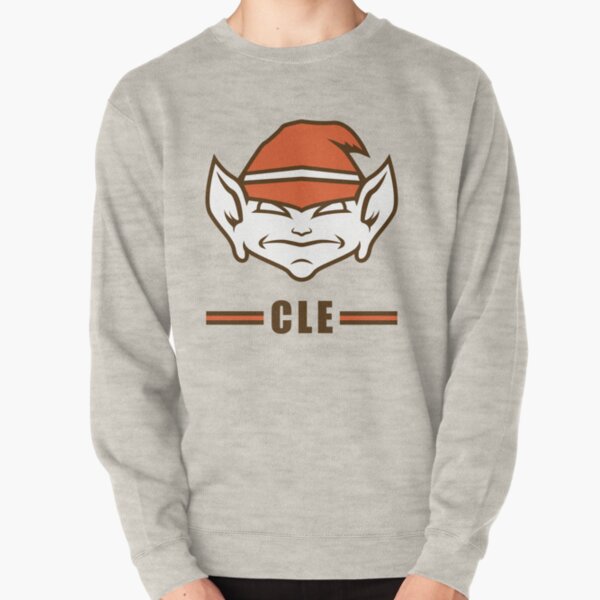 Cleveland Browns Christmas ELF Funny NFL Youth Sweatshirt