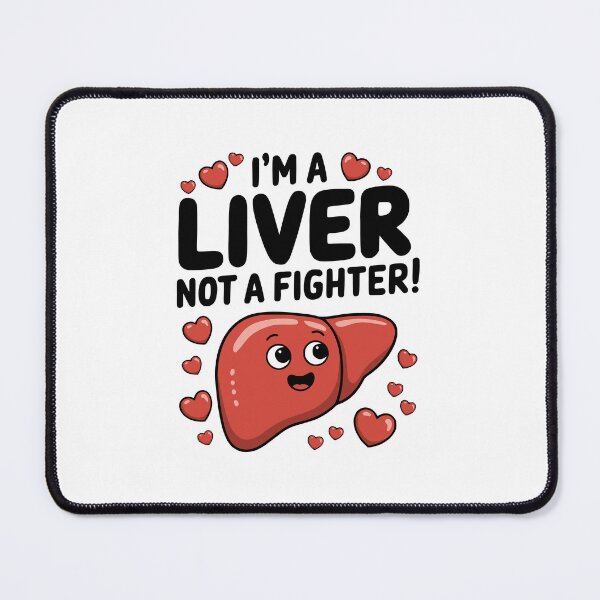 Item preview, Liver Not A Fighter! Cute Nursing Puns designed and sold by PMCreative.