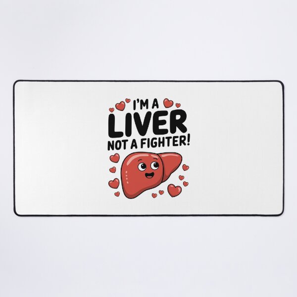 Item preview, Liver Not A Fighter! Cute Nursing Puns designed and sold by PMCreative.
