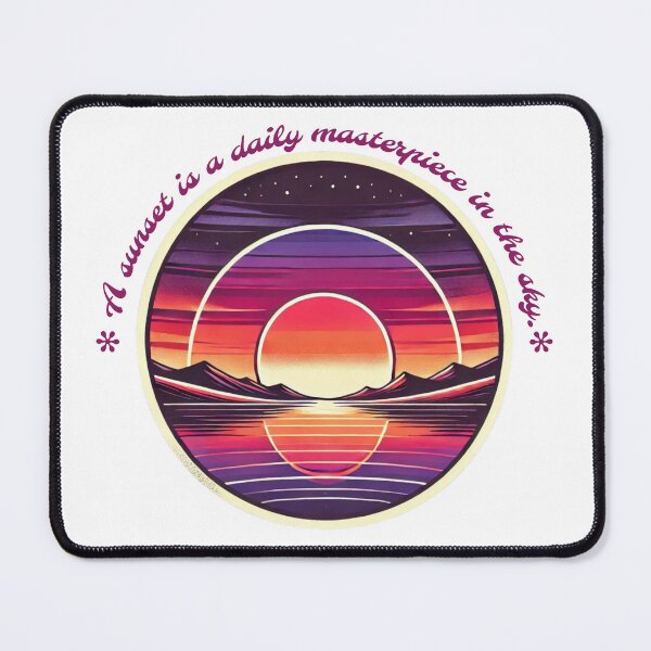 Item preview, A sunset is a daily masterpiece in the sky. designed and sold by Charm-Designs.
