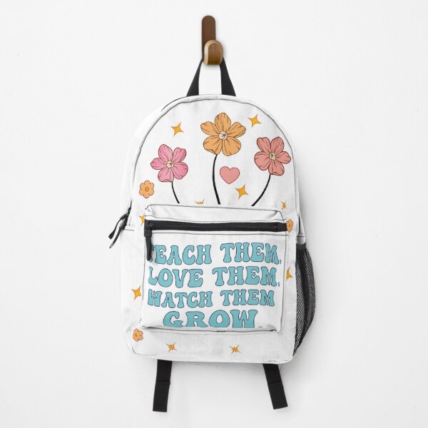 Item preview, Groovy Teach Them, Love Them, Watch Them Grow. Back to School Quote. designed and sold by shirtshoponline.
