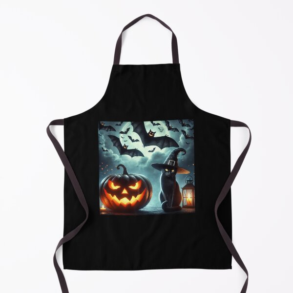 Item preview, A spooky Halloween scene featuring a group of flying bats with eerie, glowing eyes in a night sky. Below, a grinning pumpkin with a sinister carved fa designed and sold by lifestylegate.