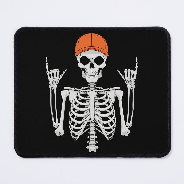 Item preview, Skeleton with Cap Fun Halloween Vibes designed and sold by Quirky Shirts.