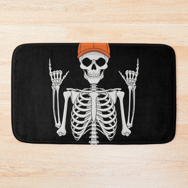 Item preview, Skeleton with Cap Fun Halloween Vibes designed and sold by Quirky Shirts.