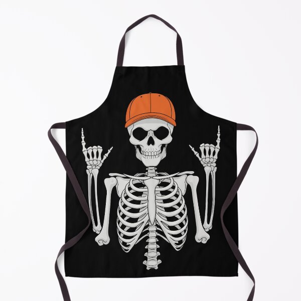 Item preview, Skeleton with Cap Fun Halloween Vibes designed and sold by Quirky Shirts.