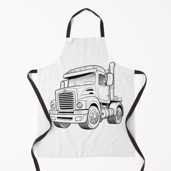 Item preview, BIG CARTOON TRUCK DRAWN designed and sold by infinitearte.