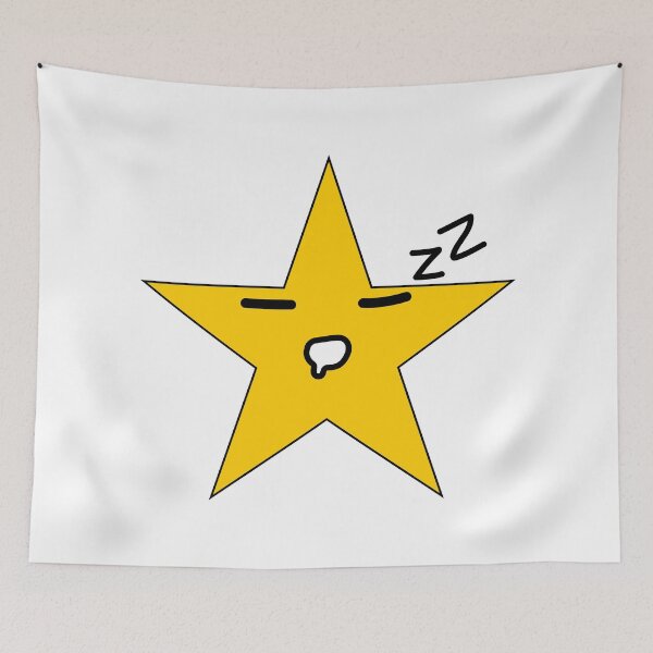 Item preview, STAR, Sleeping Yellow Star designed and sold by larissa-myrie.