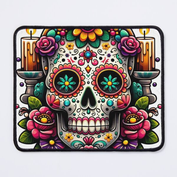Item preview, Vibrant Sugar Skull Art designed and sold by JavisSRDesign.