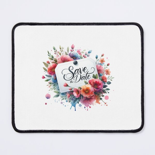 Item preview, "Save the Date" Floral Design – Elegant Wedding Reminder for Invitations & Decor designed and sold by artedigital99.