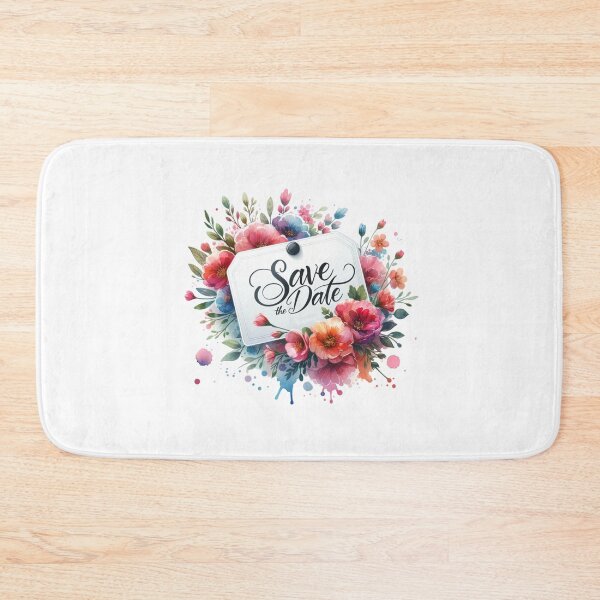 Item preview, "Save the Date" Floral Design – Elegant Wedding Reminder for Invitations & Decor designed and sold by artedigital99.
