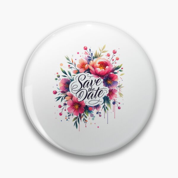 Item preview, "Save the Date" Floral Design – Elegant Wedding Reminder for Invitations & Decor designed and sold by artedigital99.