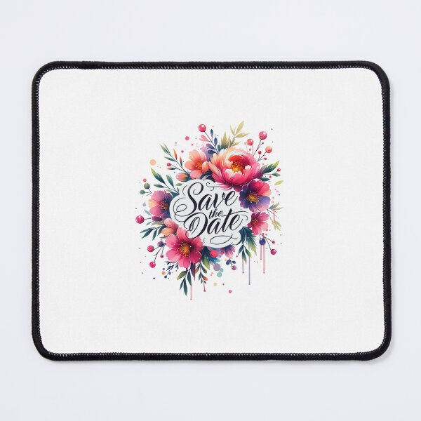 Item preview, "Save the Date" Floral Design – Elegant Wedding Reminder for Invitations & Decor designed and sold by artedigital99.