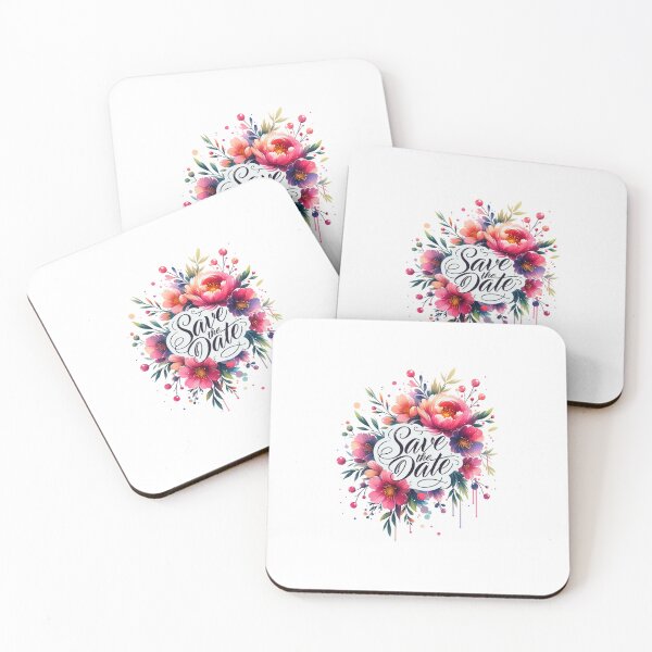 Item preview, "Save the Date" Floral Design – Elegant Wedding Reminder for Invitations & Decor designed and sold by artedigital99.