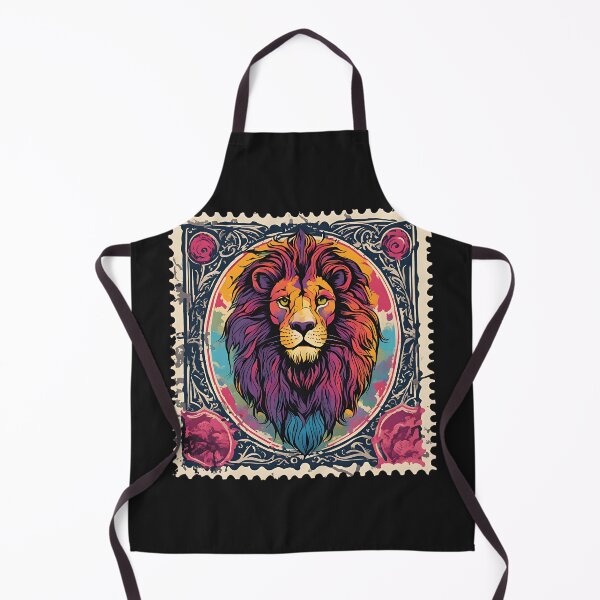 Item preview, Regal Beast: The Vintage Lion Emblem designed and sold by Vintagestamps.