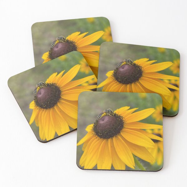 Item preview, Yellow Flower with Bee designed and sold by lovelypatterns.
