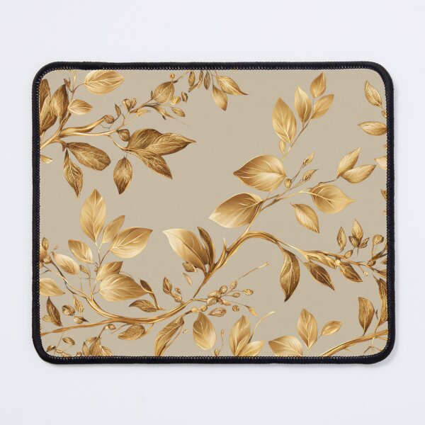 Item preview, Golden Elegance: Branches with Lush Leaves designed and sold by Hummy-studio.