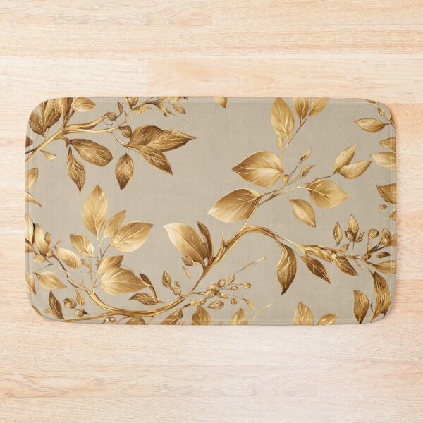 Item preview, Golden Elegance: Branches with Lush Leaves designed and sold by Hummy-studio.