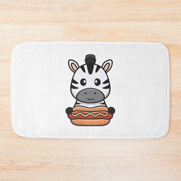 Item preview, Cute zebra eating a meatball sub with sauce designed and sold by rasagamastore.