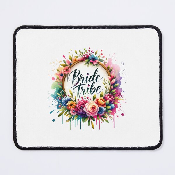 Item preview, "Bride Tribe" Floral Design – Perfect for Bachelorette Parties & Bridal Gifts designed and sold by artedigital99.