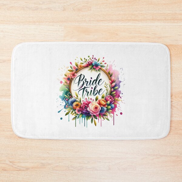Item preview, "Bride Tribe" Floral Design – Perfect for Bachelorette Parties & Bridal Gifts designed and sold by artedigital99.