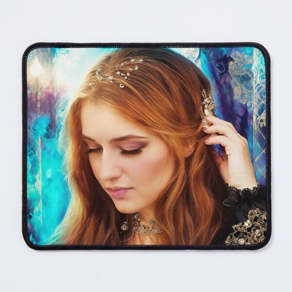 Item preview, Witchcraft Fantasy witch with red hair designed and sold by Jennifer Morcom.