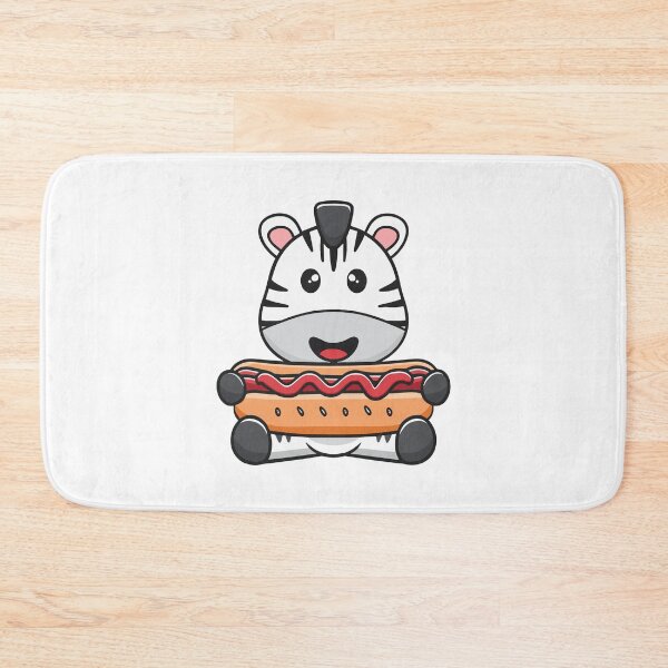 Item preview, Cute zebra eating a meatball sub with sauce designed and sold by rasagamastore.