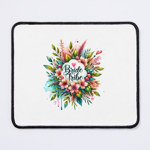 Item preview, "Bride Tribe" Floral Design – Perfect for Bachelorette Parties & Bridal Gifts designed and sold by artedigital99.