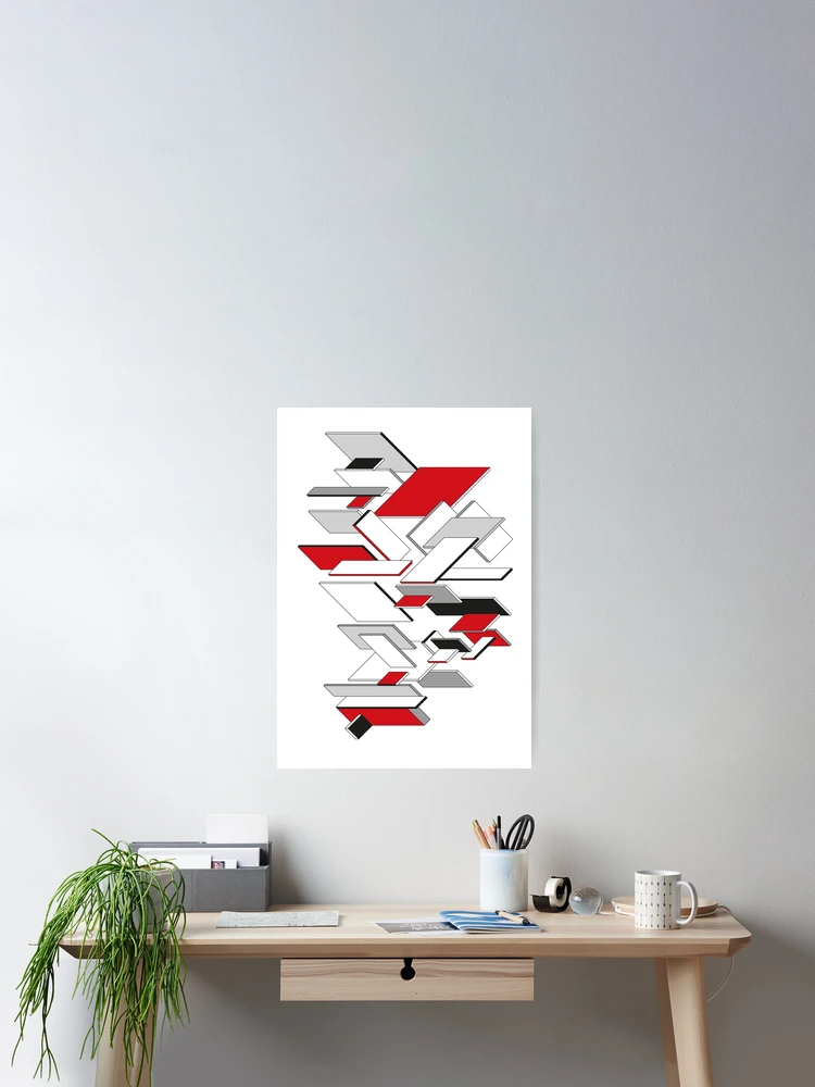 Thumbnail 2 of 3, Poster, Abstract#56 designed and sold by process22.