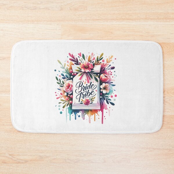 Item preview, "Bride Tribe" Floral Design – Perfect for Bachelorette Parties & Bridal Gifts designed and sold by artedigital99.