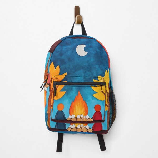 Item preview, Autumn Bonfire Under Moonlit Sky designed and sold by WPCreator.