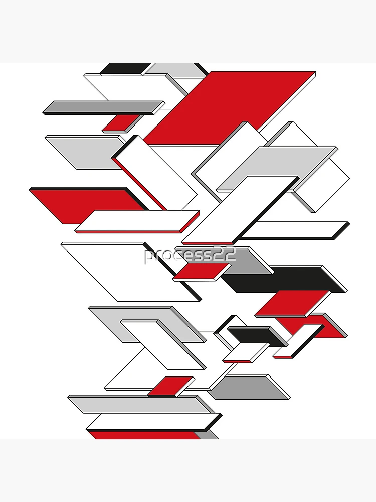 Thumbnail 4 of 4, Clock, Abstract#56 designed and sold by process22.