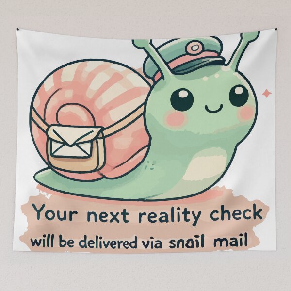 Item preview, Reality Check Via Snail Mail designed and sold by onioceans.