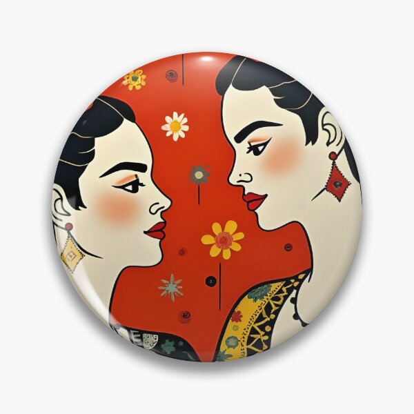 Item preview, The Two Fridas. Frida Kahlo. Mexico. designed and sold by SoniaSarkali.