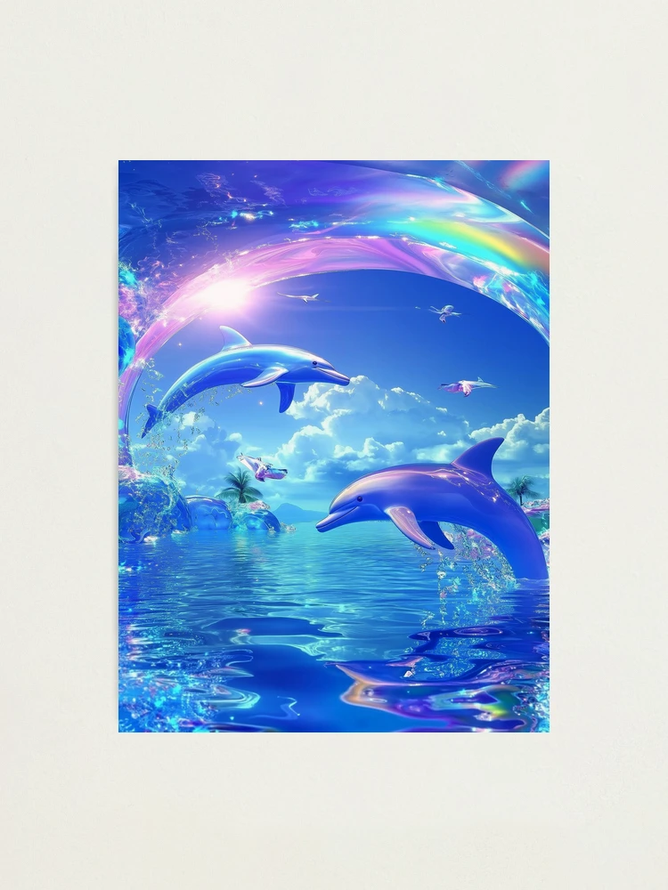 てぃんくる　版画　UNDERWATER BLUE ROSE てぃんくる 版画 UNDERWATER BLUE ROSE てぃんくる 版画