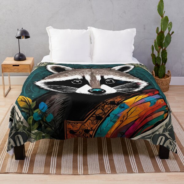 Item preview, Whimsical Wilderness: Vintage Raccoon Stamp designed and sold by Vintagestamps.