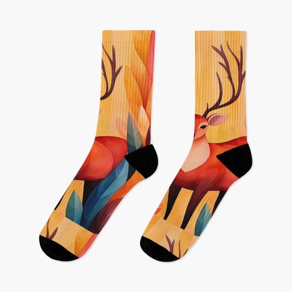 Item preview, Majestic Deer in Vibrant Fall Forest designed and sold by WPCreator.