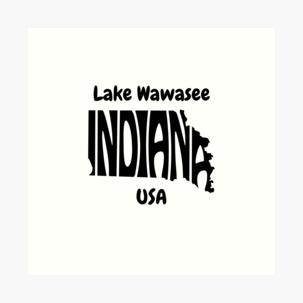 Item preview, Lake Wawasee designed and sold by capablekoala.