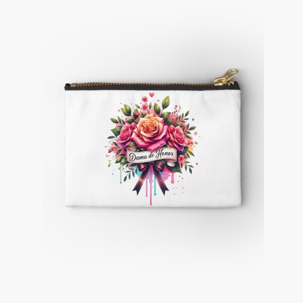 Item preview, "Dama de Honor" Floral Design – Perfect for Bridesmaid Gifts & Wedding Apparel designed and sold by artedigital99.