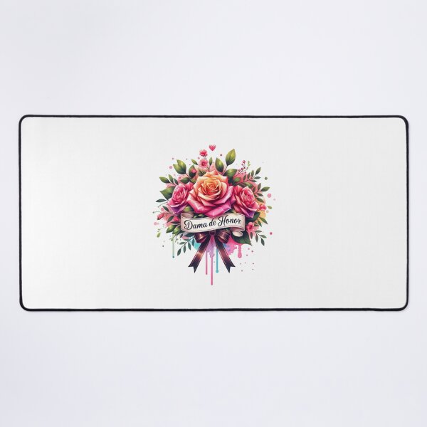 Item preview, "Dama de Honor" Floral Design – Perfect for Bridesmaid Gifts & Wedding Apparel designed and sold by artedigital99.