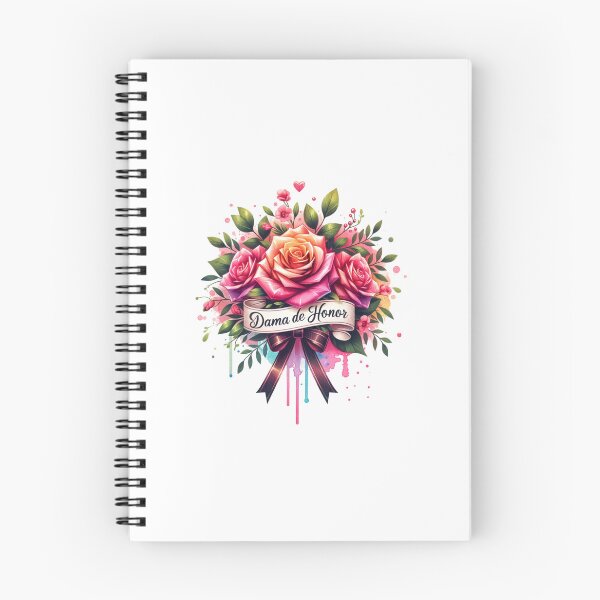 Item preview, "Dama de Honor" Floral Design – Perfect for Bridesmaid Gifts & Wedding Apparel designed and sold by artedigital99.