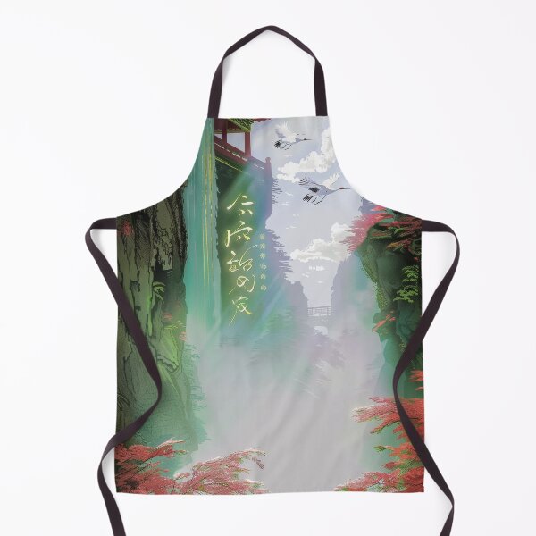 Item preview, Mystic Mountains and Cranes - Chinese Landscape Art designed and sold by Piotrek0001.