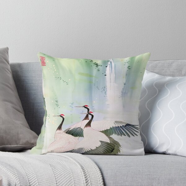 Item preview, Mystic Mountains and Cranes - Chinese Landscape Art designed and sold by Piotrek0001.