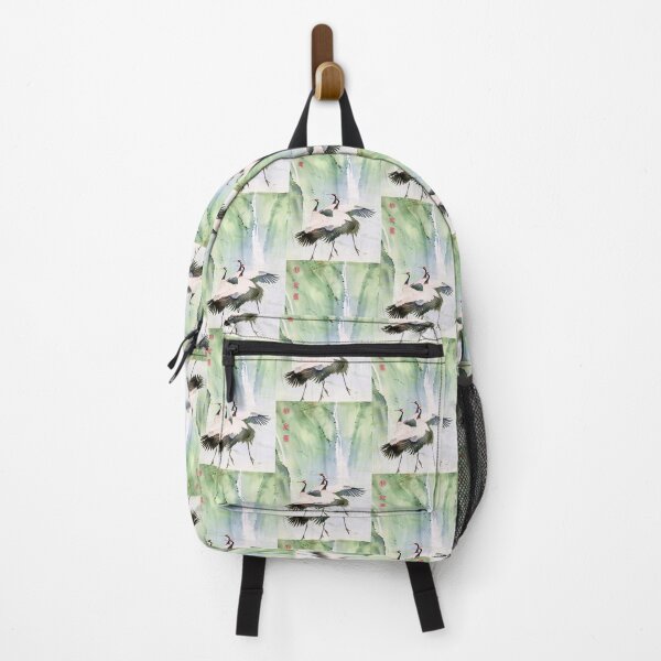 Item preview, Mystic Mountains and Cranes - Chinese Landscape Art designed and sold by Piotrek0001.