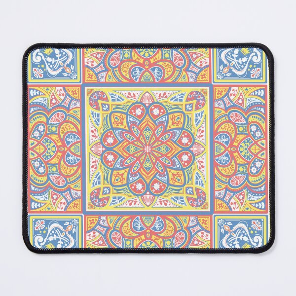 Item preview, Hand Draw Cute Elements Portuguese Tile - Light Color designed and sold by AliceDreamland.