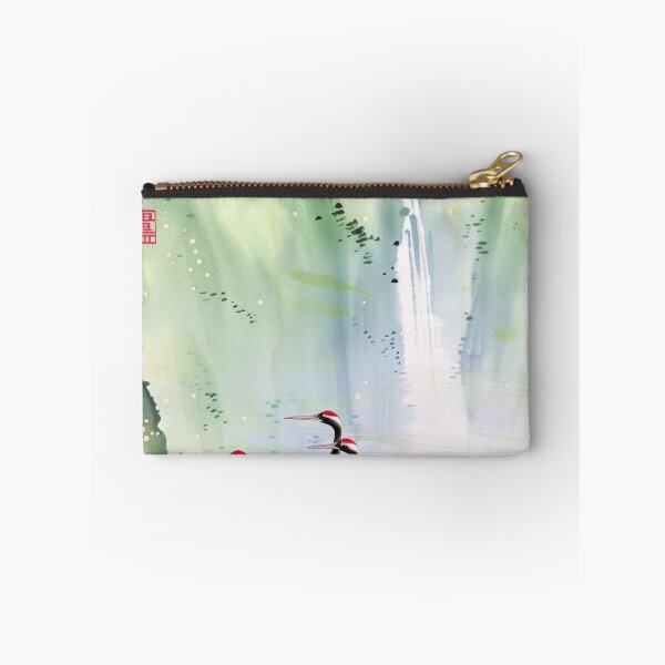 Item preview, Mystic Mountains and Cranes - Chinese Landscape Art designed and sold by Piotrek0001.