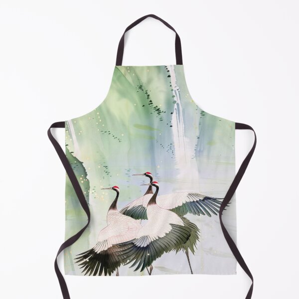 Item preview, Mystic Mountains and Cranes - Chinese Landscape Art designed and sold by Piotrek0001.